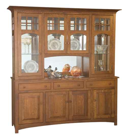 Amish Tribecca Dining Hutch - Click Image to Close